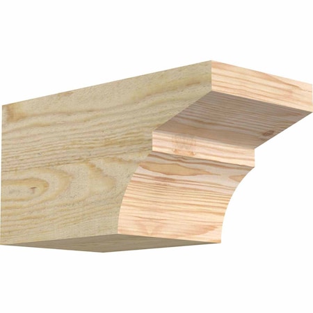 Ekena Millwork Monterey Rough Sawn Rafter Tail, Douglas Fir, 6"W x 6"H x 12"L RFT06X06X12MON00RDF